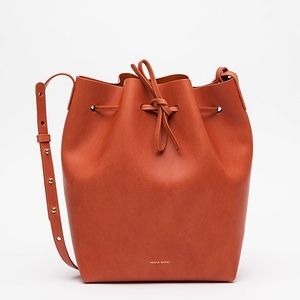 Mansur Gavriel Bucket Bag Brandy/Brick Large